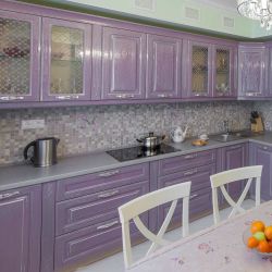 Кухни угловые Кухня Виконт лиловый