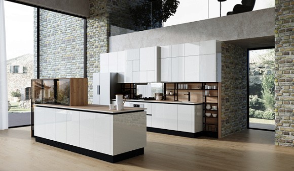 Светлая кухня в Арзамасе