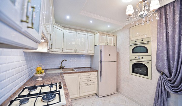 Бежевая кухня во Владикавказе