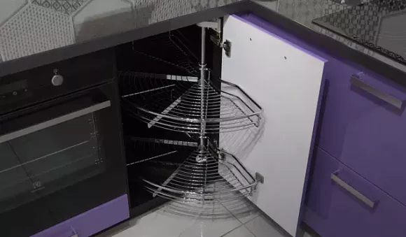 Фиолетовая кухня в Егорьевске