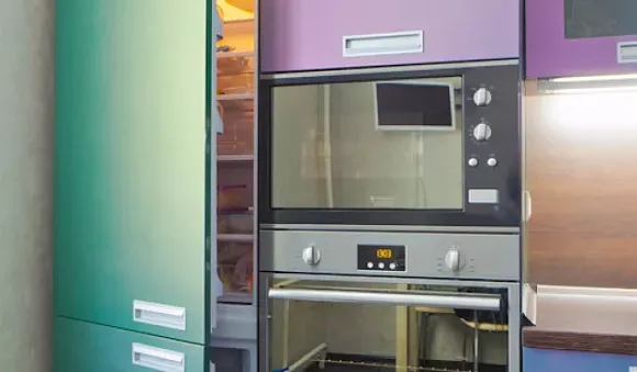 Фиолетовая кухня в Егорьевске