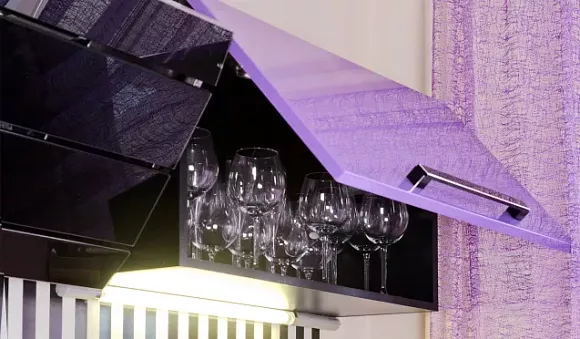 Фиолетовая кухня в Ярославле