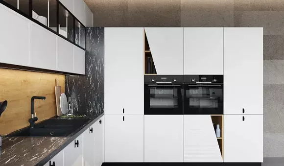 Светлая кухня в Санкт-Петербурге