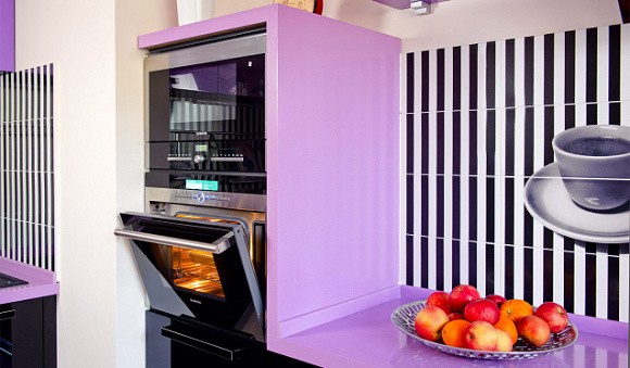 Фиолетовая кухня в Казани