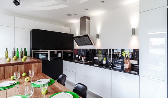 Глянцевая кухня в Санкт-Петербурге