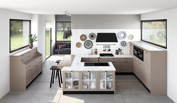 Дизайн кухни-столовой-гостиной