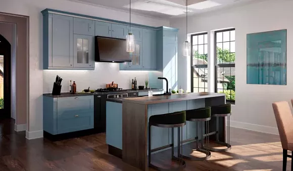 Светлая кухня в Сочи