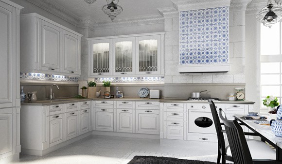 Белые кухни