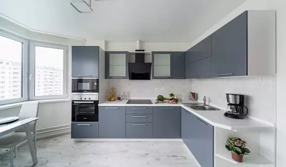 Серая кухня в Егорьевске