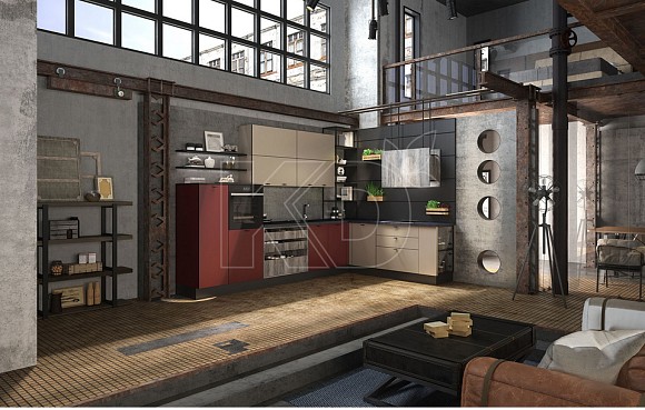 Современные угловые кухни