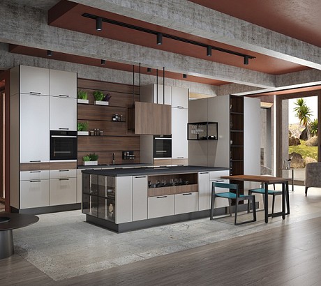 Кухня Ханна Блэк минимализм