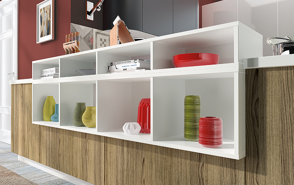 Кухня Эмма с радиусными элементами